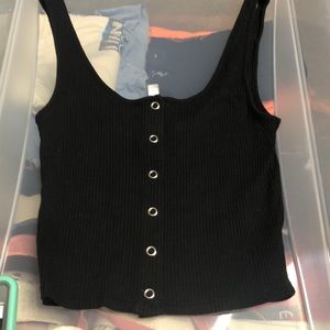 H & M CROPPED TANK TOP